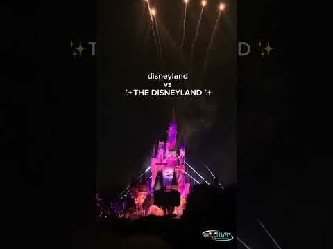 disneyland vs ✨ THE DISNEYLAND ✨